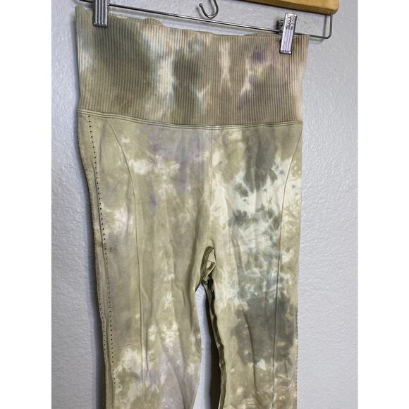 Free People Prisma Tie Dye Legging Green Motif S - Picture 5 of 12